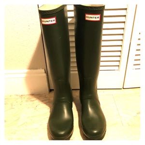 Original Tall Hunter Boots 9 Dark Olive